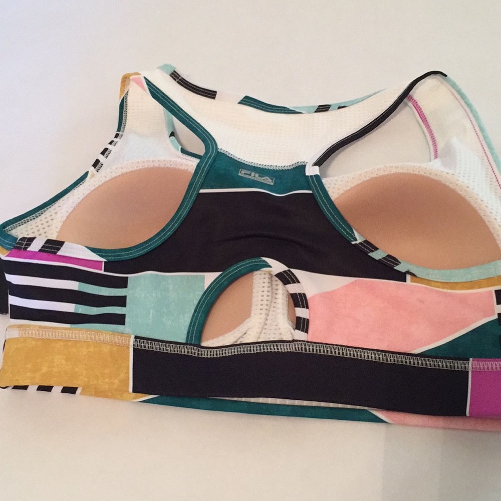 🆕 Fila Sport  multi color sports bra - Picture 3 of 4